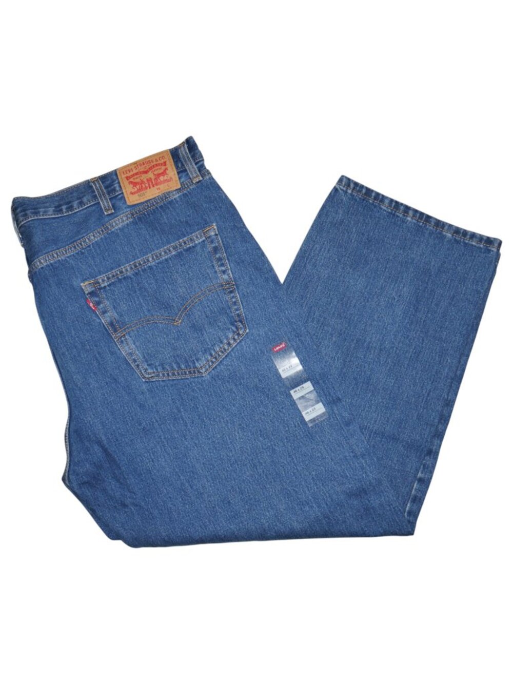 Levis 505 Men's Size 46x29 Regular Fit Jeans Straight Leg Stonewashed Denim NWT